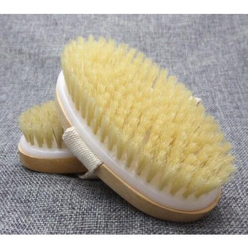200PCS Elliptical handle bath brushes for children Bristle bath brush bath brush through Meridian rub back bath brush SN1689