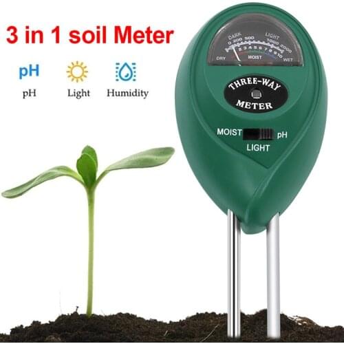 3 In1 Digital Tester Soil Moisture Sunlight PH Meter Tester for Plants Flowers Acidity Moisture Measurement Garden Tool