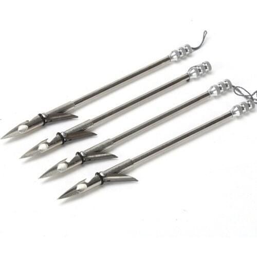 6pcs 160mm Stainless Steel Fishing Darts Fishing Tools Arrow Dart Slingshot Hunting Shooting Fishing Darts Box