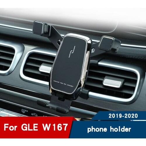 Car phone holder for Mercedes-Benz GLE W167 2019 accessories gle 63 350 interior modification navigation holder phone stand 2020
