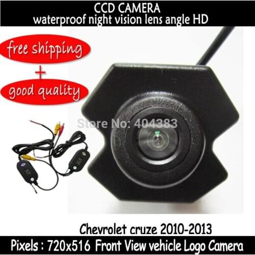 Wireless Front Side Waterproof HD sony CCD Front View Camera camera logo camera for Chevrolet Cruze 2010 2011 2012 2013