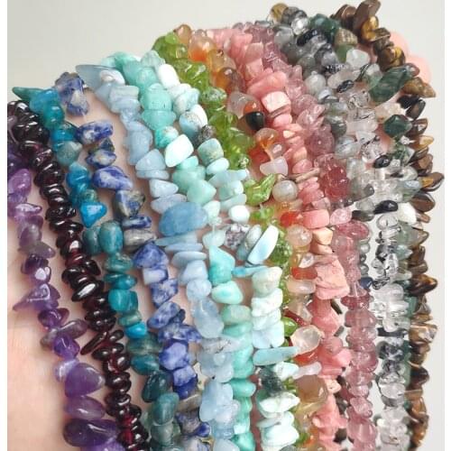 Natural Stone Beads Chips 5-8mm Agates Quartz Strand 33 inch Lrregular Gravel Bead Diy Bracelet Supplies For Jewelry Making