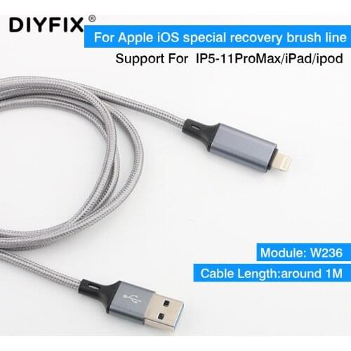 DIYFIX Automatic Recovery Mode Date Line Brush Machine For iPhone 11pro iPad iPod Fast Charging iOS Compatible Cable