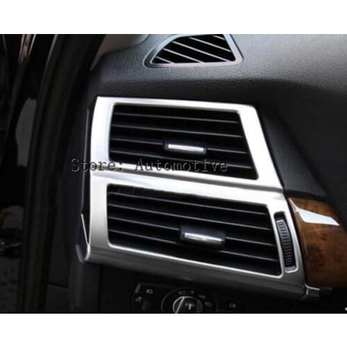For BMW X5 E70 Interior Dashboard Side Air Vent Outlet Cover Trim 2009-2013 2pcs