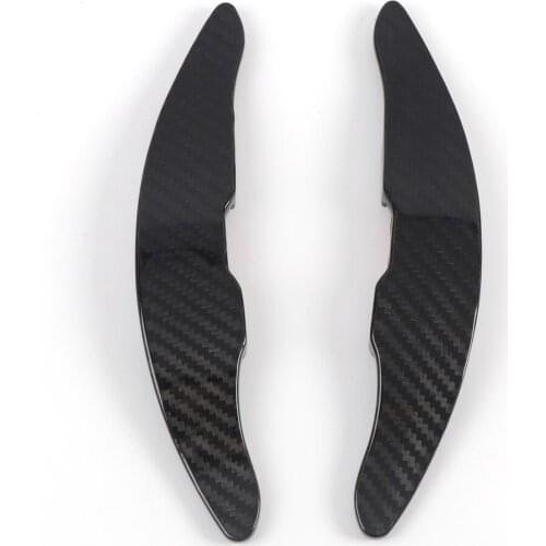 For Mazda CX-5 CX5 2018 2019 2020 Accessories Steering Wheel Paddle Shifters Extensions Stickers Trim Carbon Fiber Car Styling