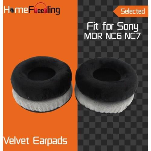 Homefeeling Earpads for Sony MDR NC6 NC7 Headphones Earpad Cushions Covers Velvet Ear Pad Replacement