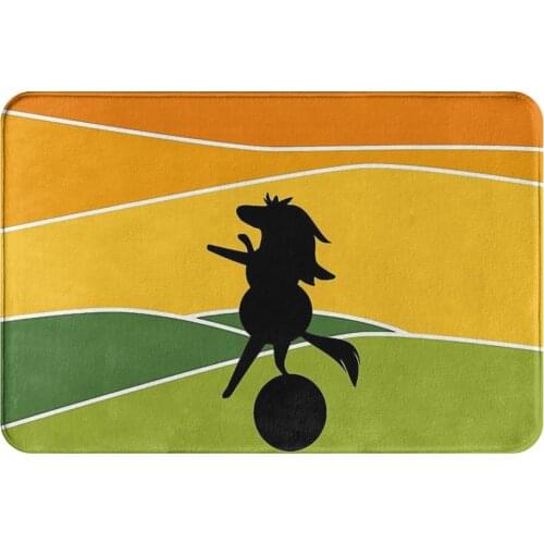 Adventure Time Finn Jake TV Bathroom Mat James Baxter Sunset Doormat Kitchen Carpet Entrance Door Rug Home Decoration