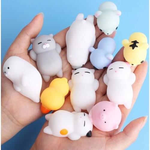 Squishy Toy Cute Animal Antistress Ball Squeeze Mochi Rising Toys Abreact Soft Sticky Squishy Stress Relief Toys Funny Gift