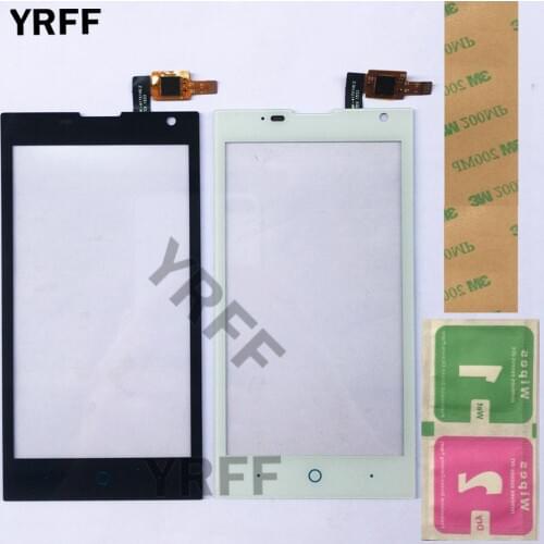 Mobile Touch Screen Digitizer Panel For ZTE Blade G Lux / Kis 3 Max V830 V830W Touch Screen Front Outer Glass Sensor 3M Glue