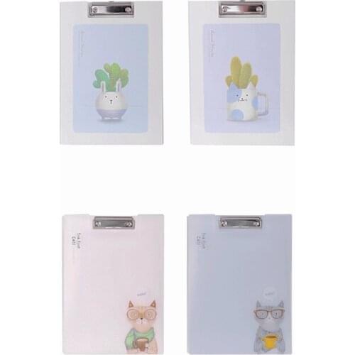 Deli 72526/72528 A4 File folder Writing pads clipboard PP foam board office students A4 file forlder board
