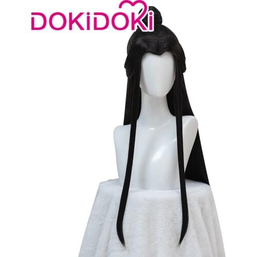 DokiDoki Anime Heaven Officials Blessing Cosplay Wig Xie Lian Crown Prince ver Tian Guan Ci Fu Cosplay Ancientry Universal Wig