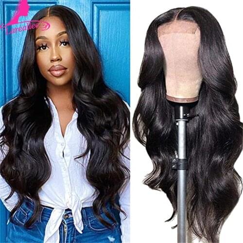 Body Wave Wig Human Hair 4x4 Lace Closure Wig for Black Women Brazilian Body Wave Lace Closure Wig Pre-plucked 180% Density