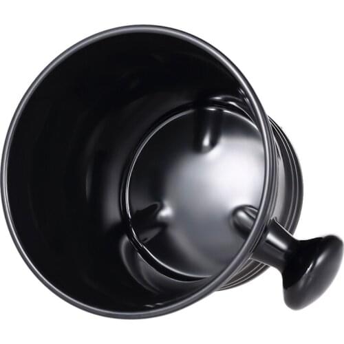 Professional Mens Shaving Bowl with Handle ABS Material Shaving Brush Soap Cup Barber Cleaning Tool