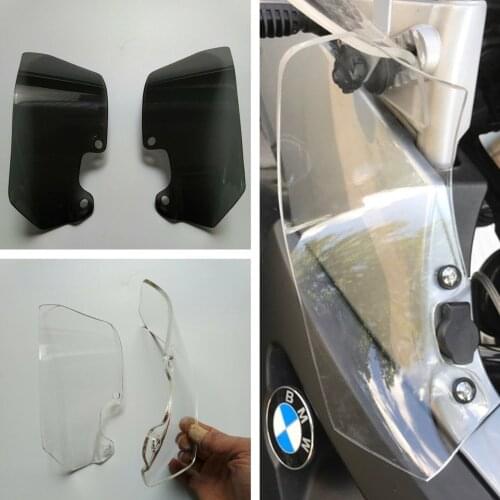 Transparent/ Smoke Motorcycle Windshield Windscreen Ventilation plate side panels For R1200GS 2004-2012 R 1200 GS 04-12