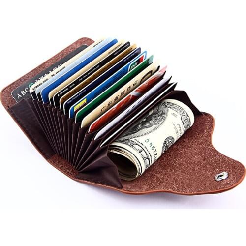 Card bag bank card Storage money Storage ID Card Organized For Man and Women ID holde