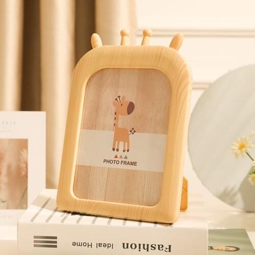 Creative 7-inch Nordic ins style photo frame set up childrens cartoon desktop small ornaments wall wash photo frame