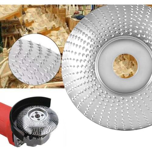 Wood Angle Grinding Wheel Abrasive Disc Sanding Carving Rotary Tool Angle Grinder Carbide Coating Bore Shaping