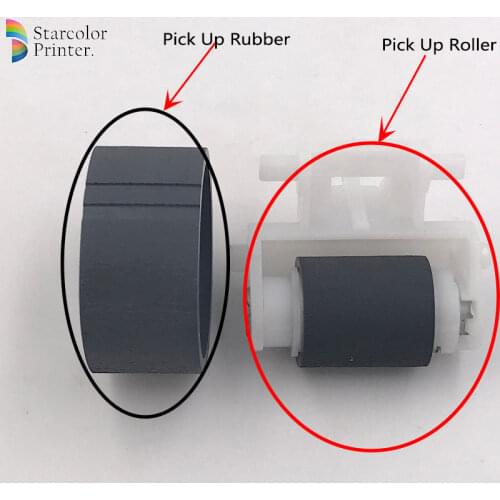 25X L210 L110 L120 L365 L565 Paper Feed Pickup Roller for Epson L111 L130 L220 L211 L300 L301 L303 L310 L350 L351 Pick up rubber