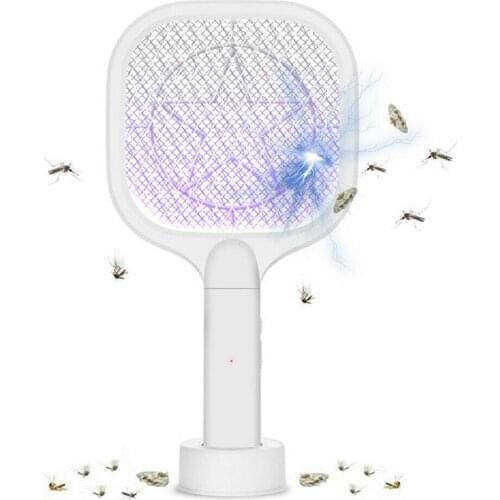 3000V Electric Fly Insect Zapper Killer Light Bug Mosquito Wasp Trap Catcher Swatter With UV Lamp Base Support