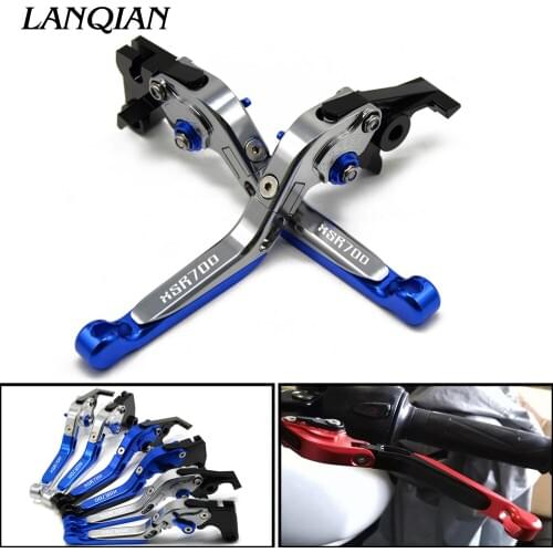 Motorcycle CNC Aluminum Adjustable Folding Extendable Brake Clutch Levers For YAMAHA XSR 700 ABS XSR700 2016 2017 2018 2019 2020