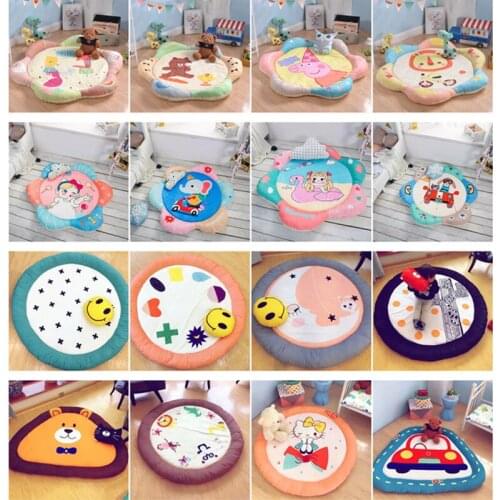 Baby Crawling Mat Cartoon Round Thickened Fall Proof Children Floor Game Carpet Коврик Для Ванны Напольный Rug Pad سجاده صلاه