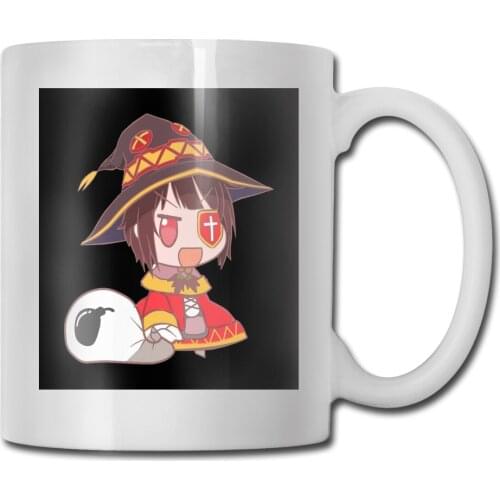 Men Padoru Megumin Konosuba Printed Tees Top Hot Sale Discount Punk Male Cool Famous Pattern Mug Cup