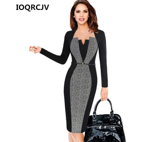 Офисные летние платья IOQRCJV China At AliExpress