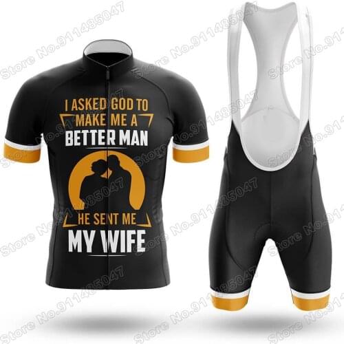 2021 Better Man Mens Cycling Jersey Set Summer Clothing Road Bike Shirts Suit Bicycle Bib Shorts MTB Wear Maillot Ropa