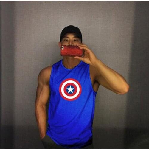 New Casual Fitness Summer Workout Mesh Tank Top Men Fashion Musculation Clothing Bodybuilding Sleeveless Shirt Quick Dry Vest