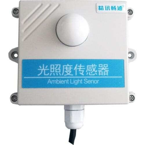 Illuminance Sensor Transmitter 485/analog Waterproof Temperature and Humidity Monitoring Light Transmitter