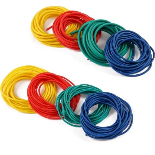 New 3m/6m/10m Solid Core Pole Elastic Diameter 1.8-3.2mm Fishing Lines 4 Colours Latex Tube Retention Rope Fishing Tackles