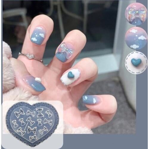 Crystal Epoxy Resin Mold Nail Decorations Casting Silicone Mould DIY Crafts Jewelry Nail Ornaments Making Tool