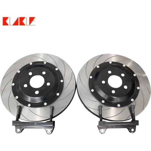 KLAKLE 330*12MM Brake Disc With Flower Center Bell With Bracket Adapter For Honda S2000 Rear Brake Caliper
