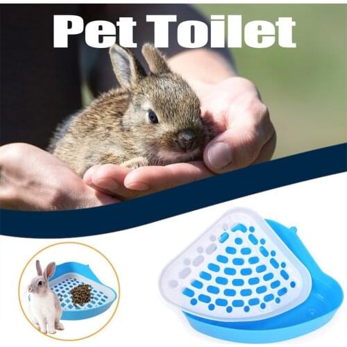 Pet Toilet Pet Litter Tray Corner Potty Training For Small Animal Hamster Pet Cat Rabbit Corner Toilet Litter Trays Pet Clean