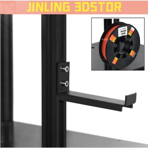 3D Printer parts fixed filament rack holder consumables support material rack L type clip Wire Frame Holder for PLA/ABS filament
