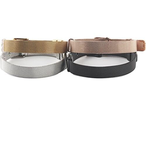 ZMZY Stainless Steel Punk Style Chain Link Bracelet Jewelry Mesh Wrap Bracelets For Men Women Wholesale Jewelry Gift 4 Color