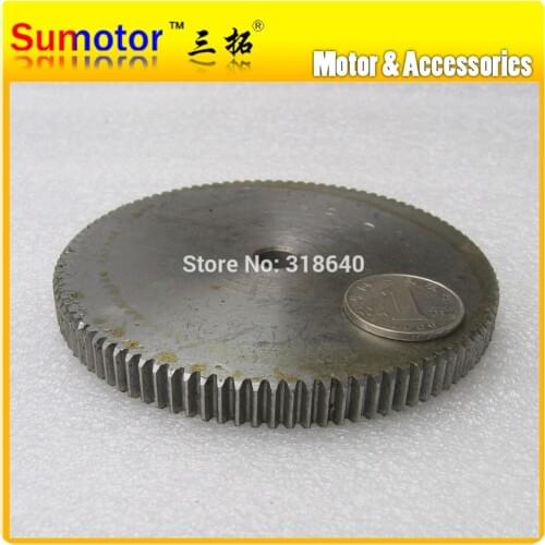 Spur Gear 1M 100T 100 Teeth Mod 1 Width 10mm Bore not large than 12.3mm Right teeth 45# steel CNC robot gear rack transmission