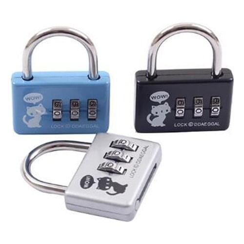 1pc Archery Safety Bow Lock Password Combination Anti-theft Locks For Compound Recurve Bow Hunting