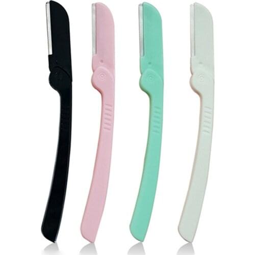 Taoye teemo 3pcs Eyebrow Trimmer Face Hair Razors Women Eyebrow Shaver Hair Removal Makeup Tool Folding Brow Shaver Makeup Tools