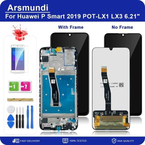 6.21" For Huawei P Smart 2019 POT-LX1 LX3 LCD Display Touch Screen Digitizer Assembly Replacement LCDs + Tools