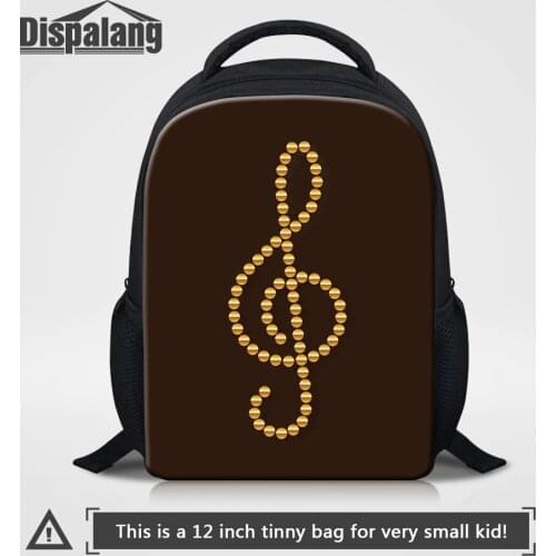 Dispalang Kids Cartoon School Bags For Kindergarten Mochilas Musical Note Printed Backpack Baby Small Rucksack Children Bookbags