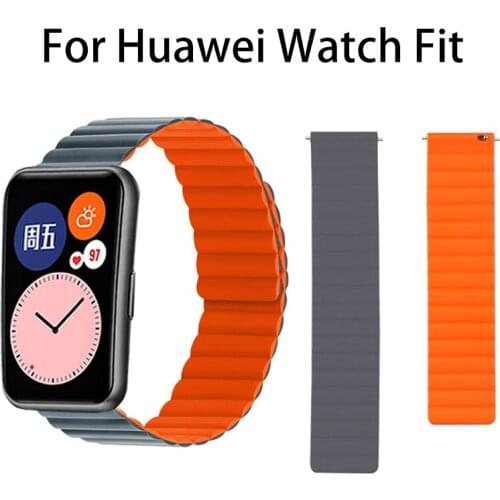For HUAWEI watch fit Band Magnetic smartwatch wristband belt bracelet Series Protective Case Replacement Accessories