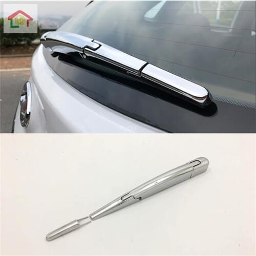 For Hyundai Kona Encino Kauai 2017 2018 2019 Car Styling Accessories ABS Chromed Rear Window Wiper Nozzle Cover Trim