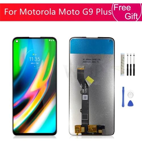 For Motorola Moto G9 Plus LCD Display Touch Screen Digitizer Assembly XT2087-1 Replacement Repair Parts 6.81"