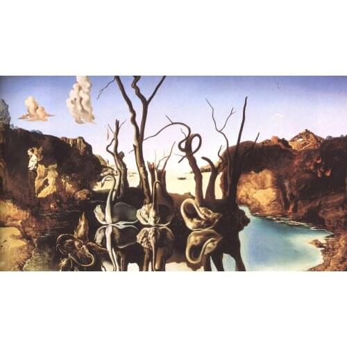 Home Decor Salvador Dali-Silk Art Poster Wall Sicker Decoration Gift
