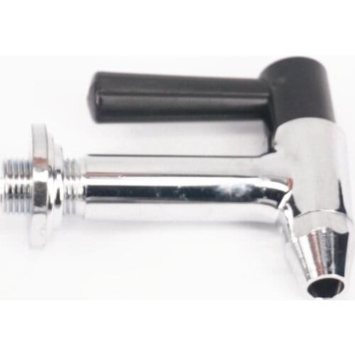 Chrome Brass coffee maker Faucet hot drink Spigot Valve Tap 3/8" BSP Male Thread For Boiler