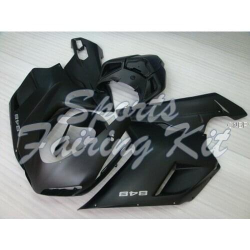 Bodywork for 1198 2007 - 2011 matte Black Fairing Kits for DUCATI 1098 2011 Bodywork 848 2009