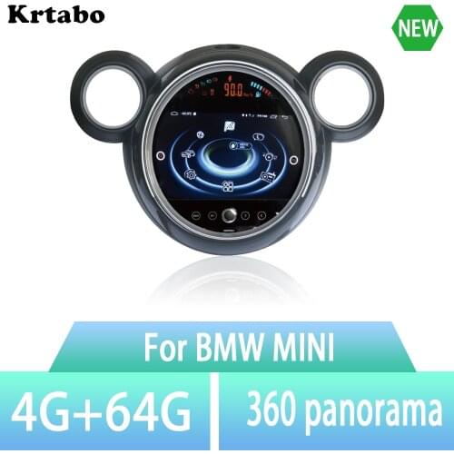 Krtabo Android 10.0 Navigation WIfI Radio multimedia player 360 camera For BMW MINI