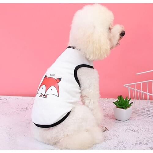 Pet dog clothes summer clothes thin cats bichon and Pomeranian small dogs summer vest clothes