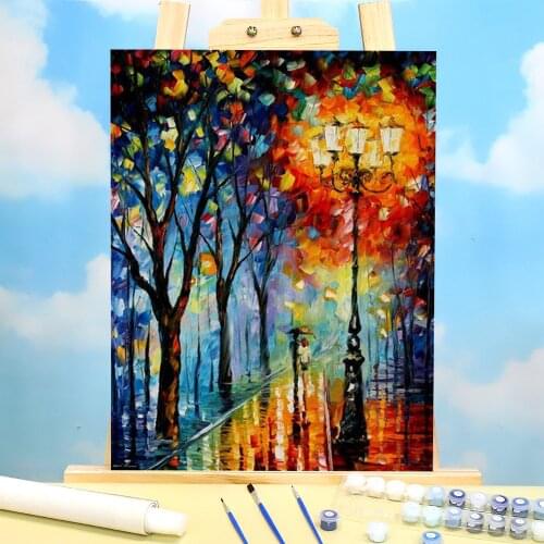 The Fog Dreams Coloring By Numbers Painting Package Oil Paints 40*50 Painting On Canvas Decorative Paintings For Adults Art